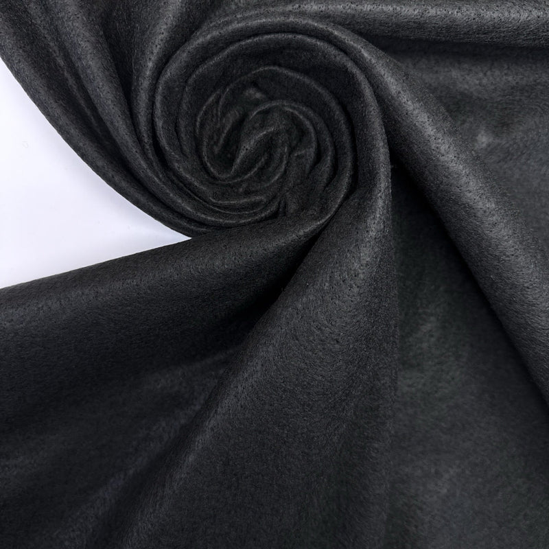 Black Cotton Polyamide Mesh Lining
