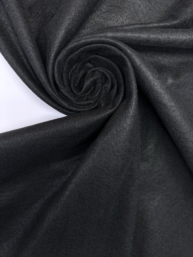 Black Cotton Polyamide Mesh Lining
