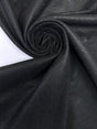 Black Cotton Polyamide Mesh Lining