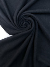 Wool Tweed Fabric Blue Black