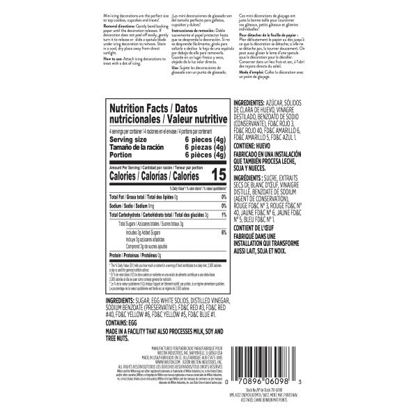 Wilton Candy Cane Icing Decorations & Toppers, 24-Count