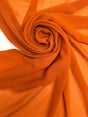 Orange Polyester Chiffon