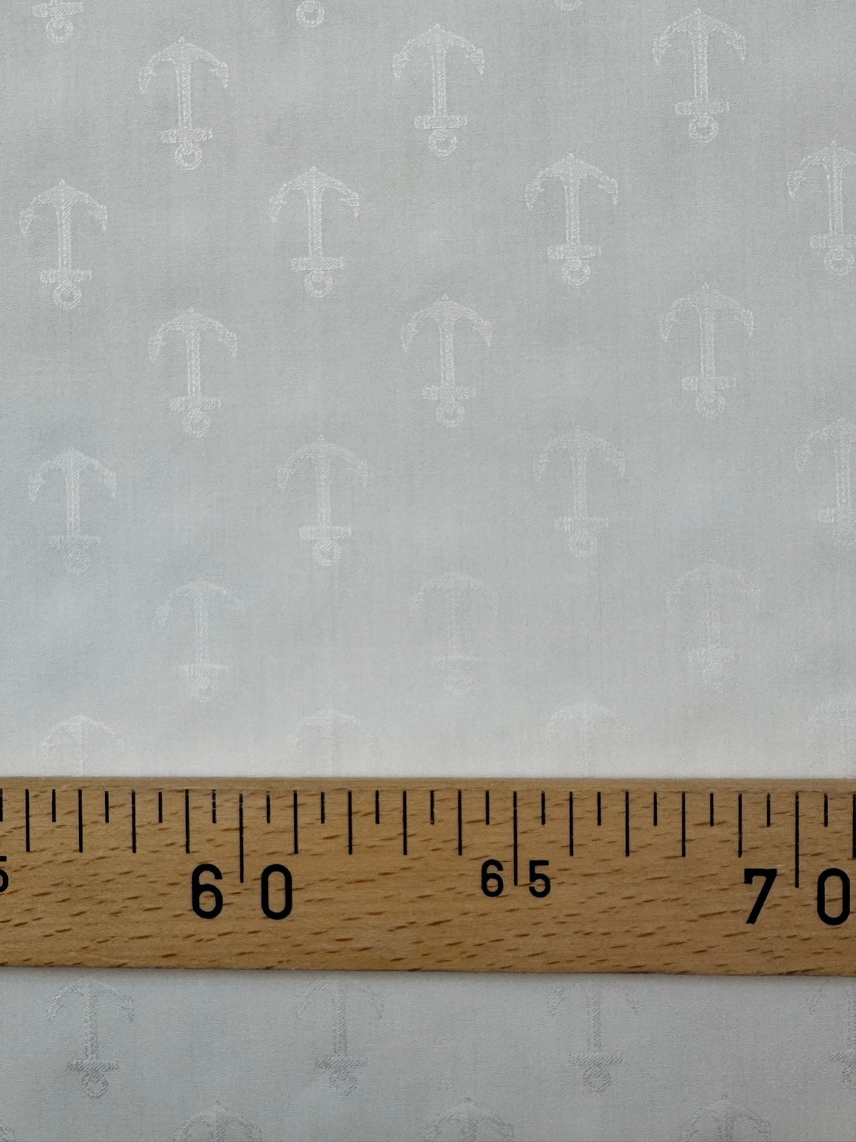 Cotton Fil Coupé Jacquard White