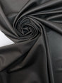 Italian Wool Sateen Gray Brown