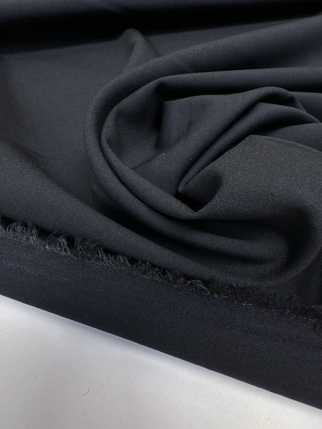 Wool Blend Fabric Black Purple