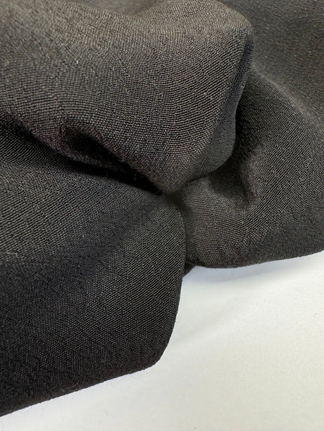 Black Viscose Crepe