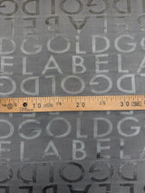 Viscose Cupro Blend Graphic Gray Lining