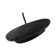 Black and red beret costume hat accessory