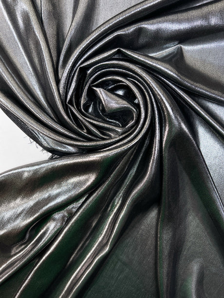 Silver Lurex Polyamide Stretch Fabric