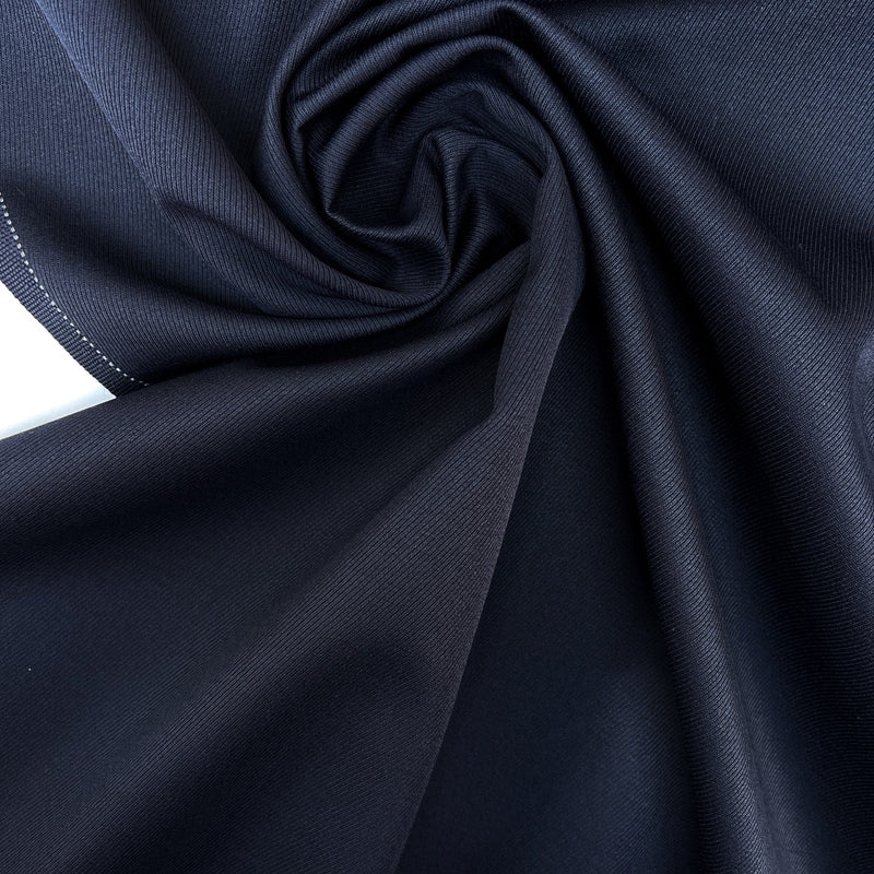 Blue Wool Blend Twill