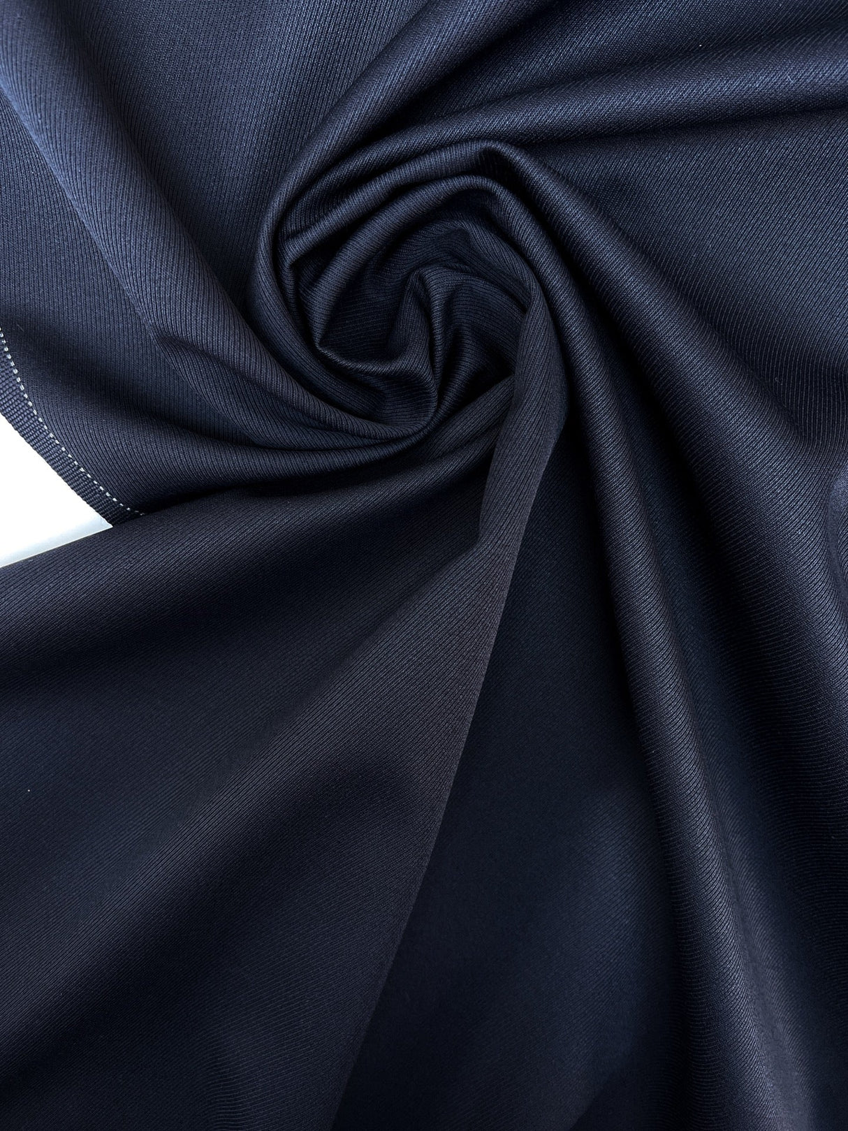 Blue Wool Blend Twill