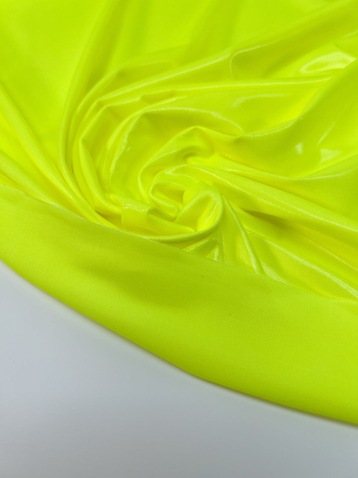Polyamide Stretch Knitted Fabric Yellow Green