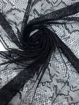 Black Viscose Lace