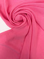 Pink Polyester Elastane Crepe