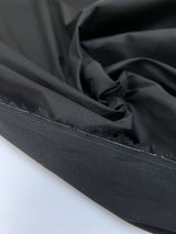 Viscose Elastane Plain Weave Black Suiting