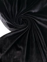 Black Viscose Cotton Velvet