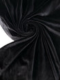 Black Viscose Cotton Velvet