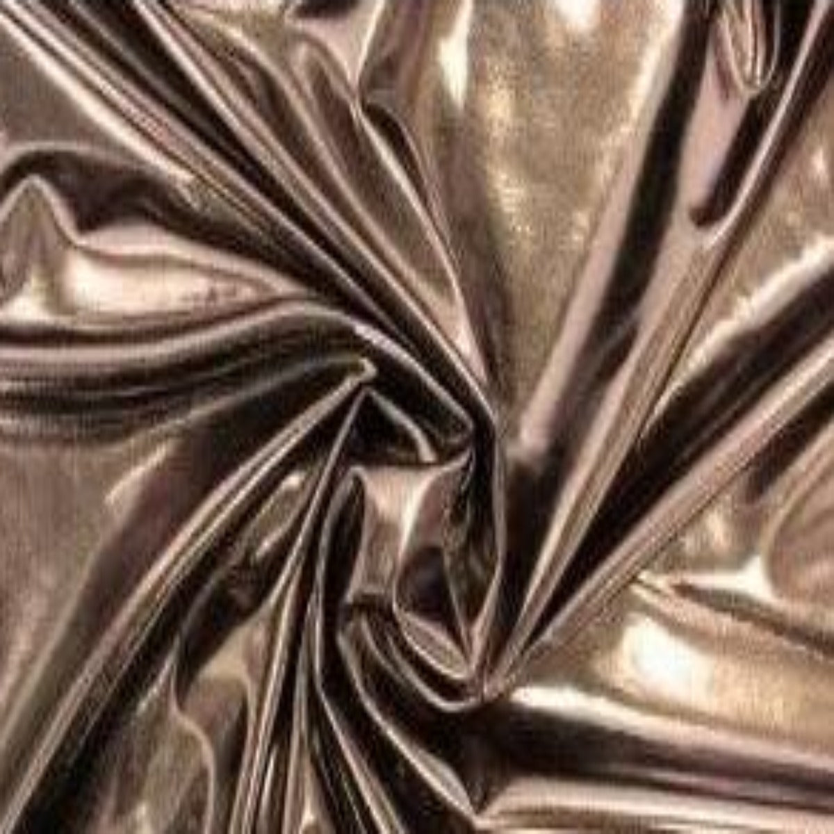 Metallic Foil Spandex Fabric - Metallic Finish, 60" Width (1 Yard)