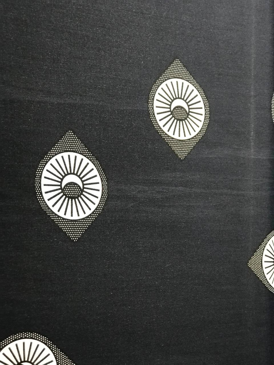 Viscose Staple Fabric Black White