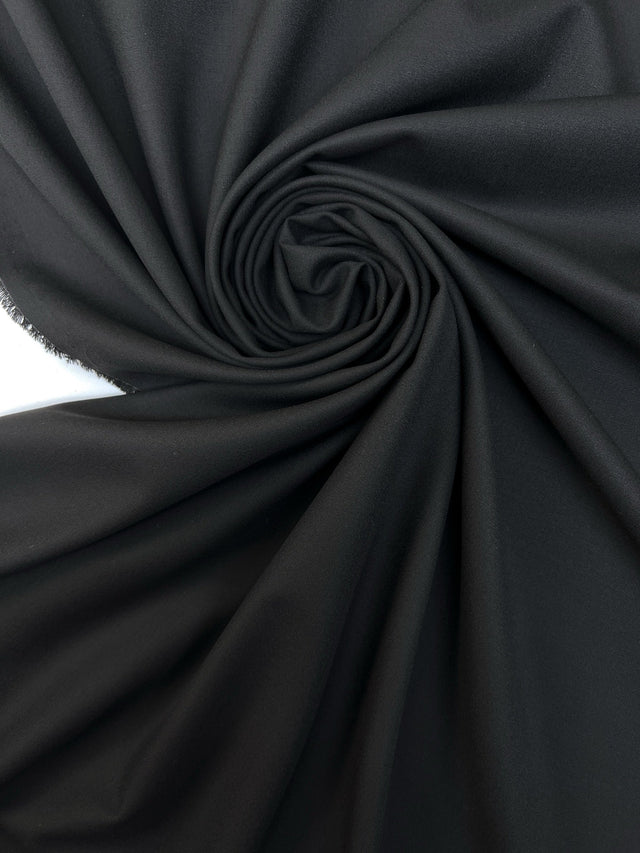 Black Suit Fabric With Elastane