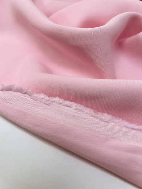 Pink Crepe Viscose Fabric