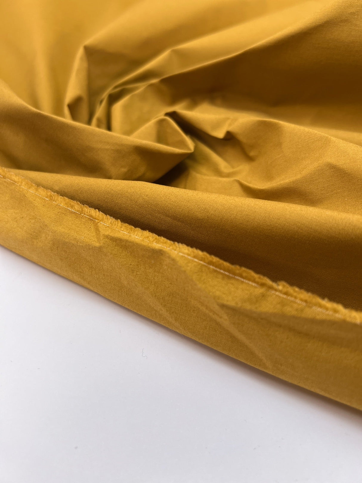 Yellow Cotton Plain Woven Fabric