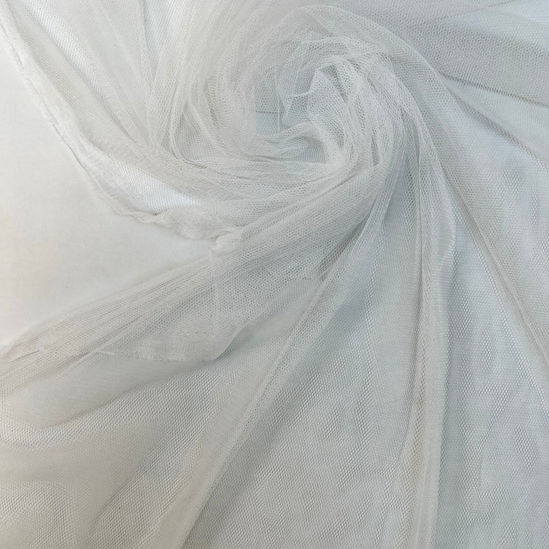 White Polyester Mesh Fabric
