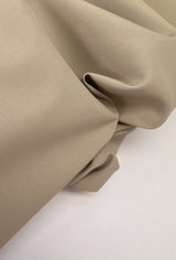 Virgin Wool Suiting Fabric Beige Super 150s