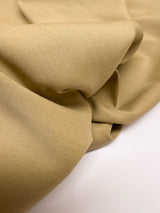 Wool Elastane Suit Fabric Beige