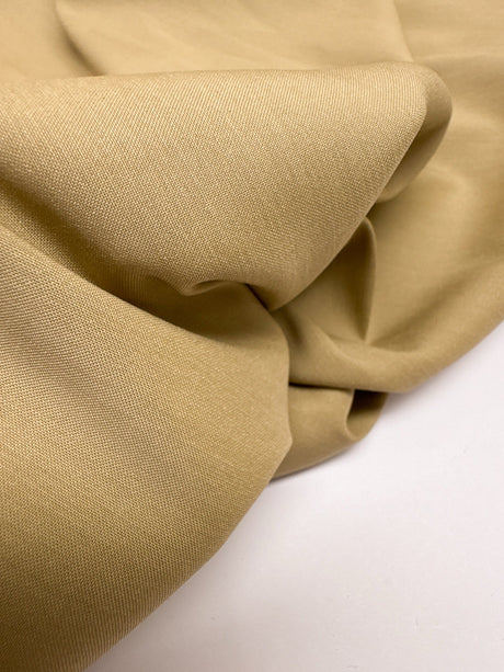 Wool Elastane Suit Fabric Beige