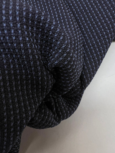 Polyamide Elastane Piqué Blue-Black