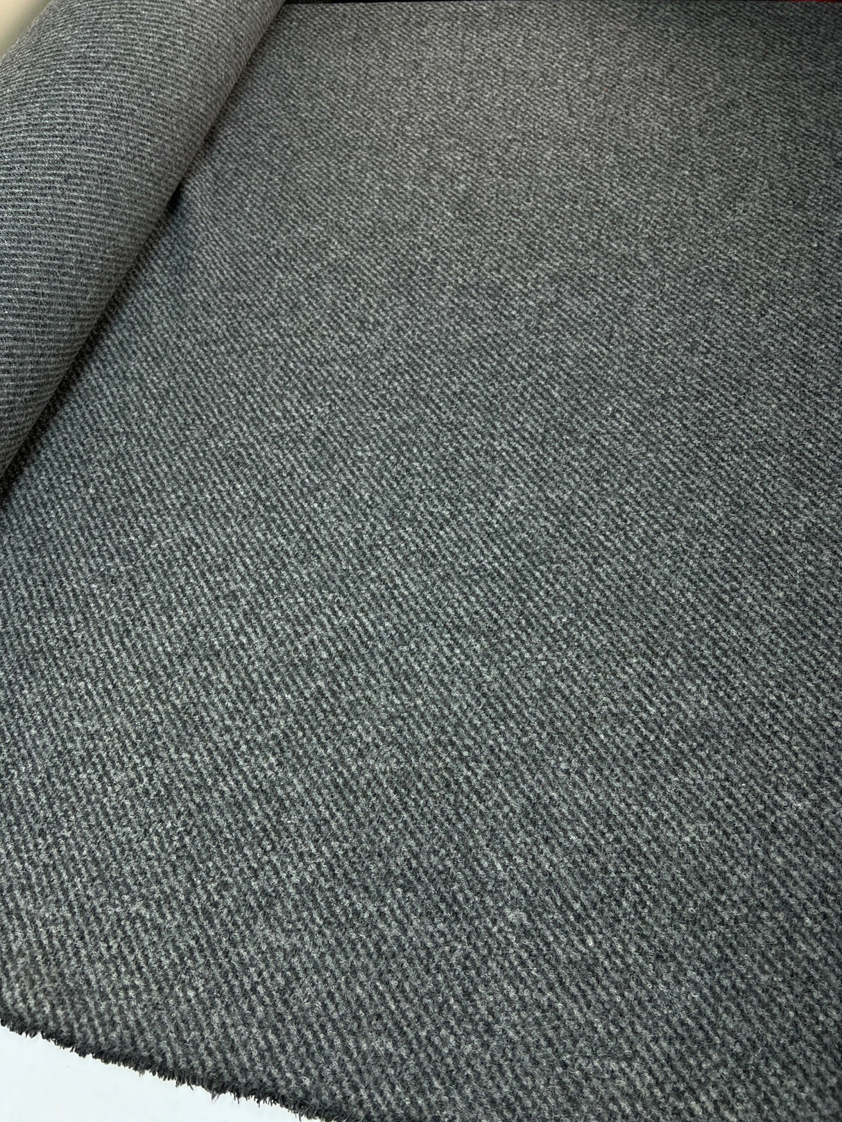 Wool Acrylic Bouclé Gray