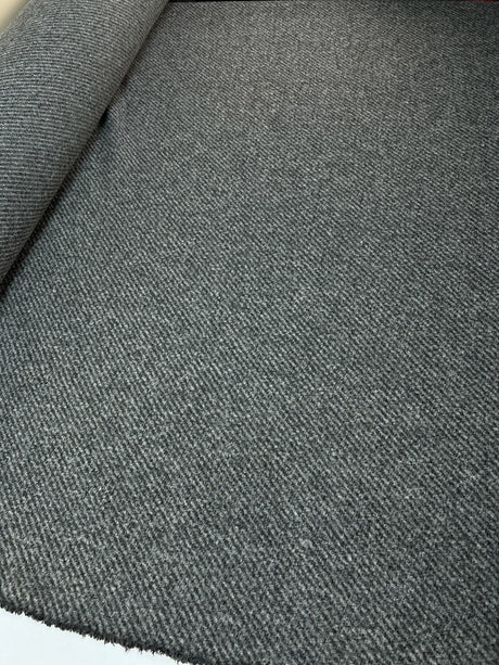 Wool Acrylic Bouclé Gray