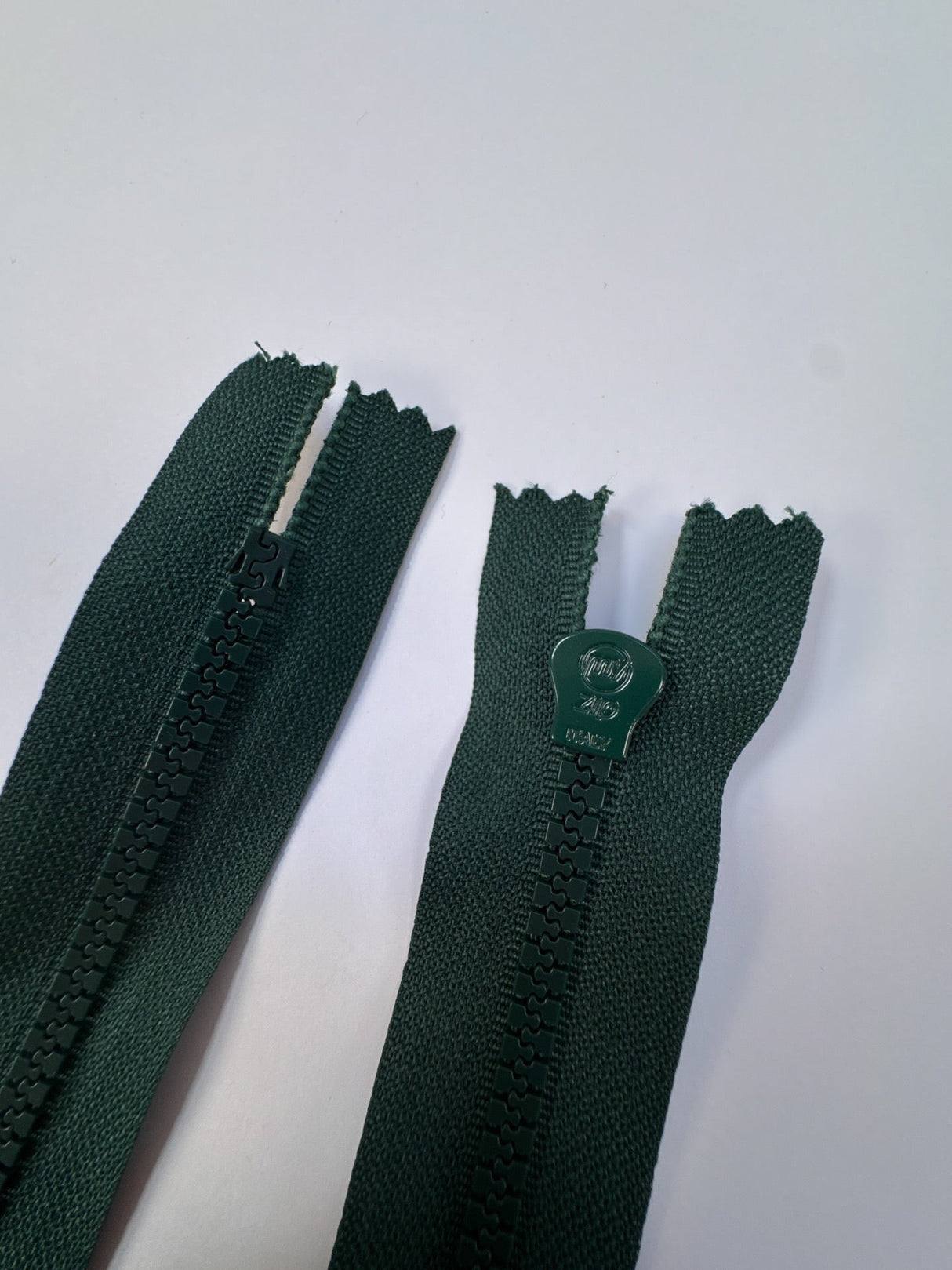 Green Plastic Sewing Notions