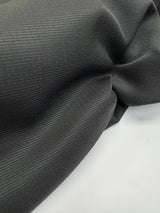 Wool Acetate Jacquard Suiting Fabric Black
