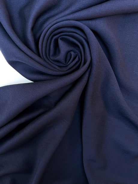 Viscose Crepe Blue-Purple Lightweight