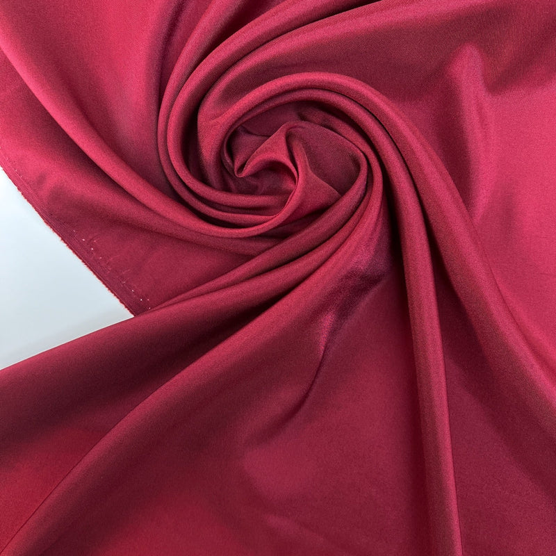 Viscose Blend Twill Lining Red Shade Stretch