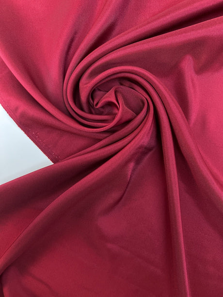 Viscose Blend Twill Lining Red Shade Stretch