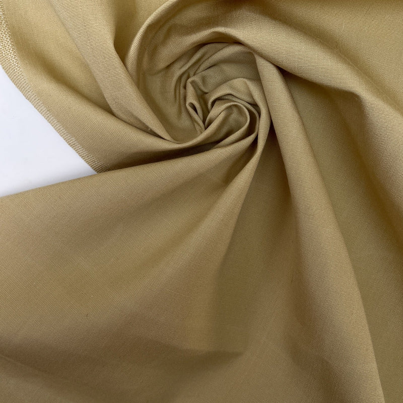 Beige Polyamide Polyester Jacket Fabric