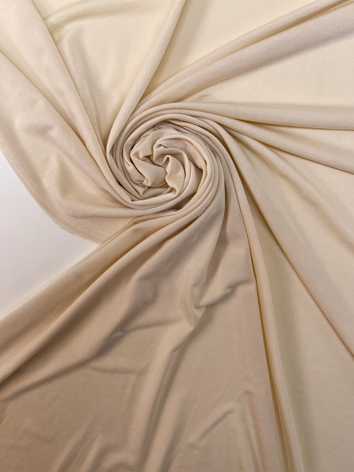 Beige Polyamide Knit Fabric