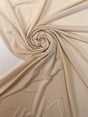 Beige Polyamide Knit Fabric