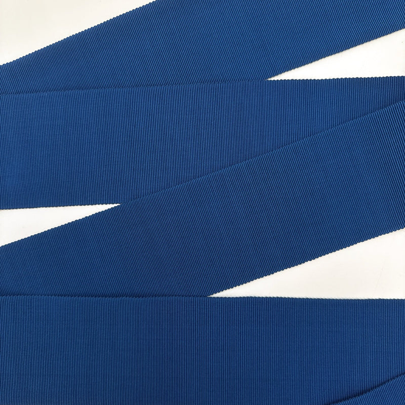 Blue Viscose Rep Weave Sewing Notions