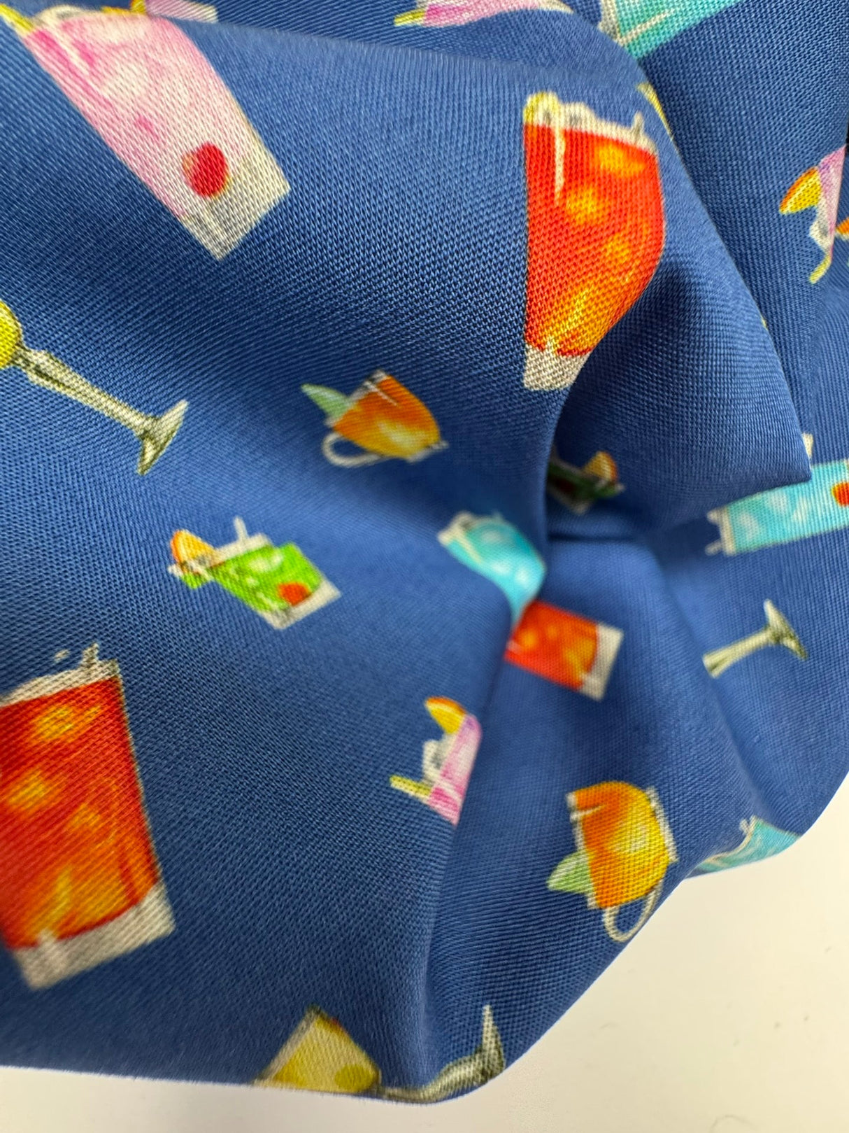 Italian Cotton Poplin Multicolour Graphic Print