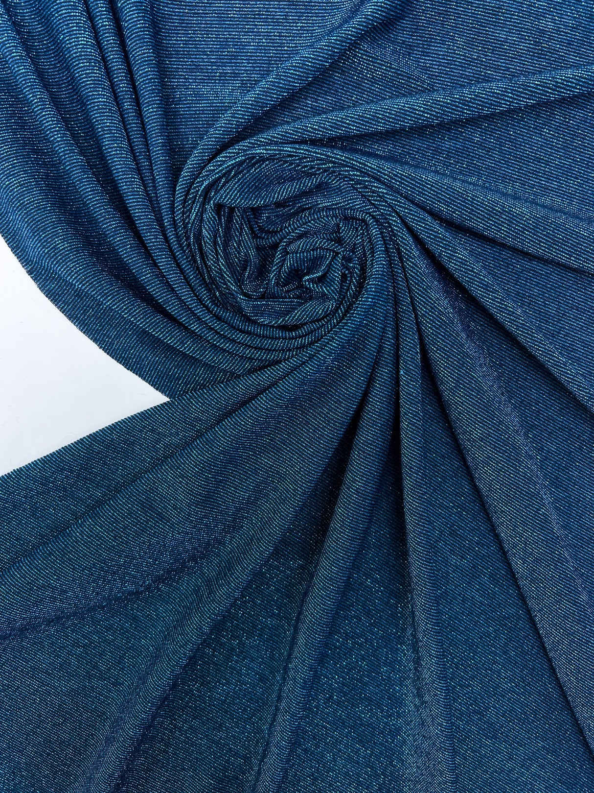 Blue Lurex Polyamide Elastane Knit