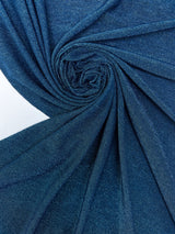 Blue Lurex Polyamide Elastane Knit