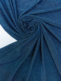 Blue Lurex Polyamide Elastane Knit