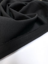Wool Polyamide Suiting Black