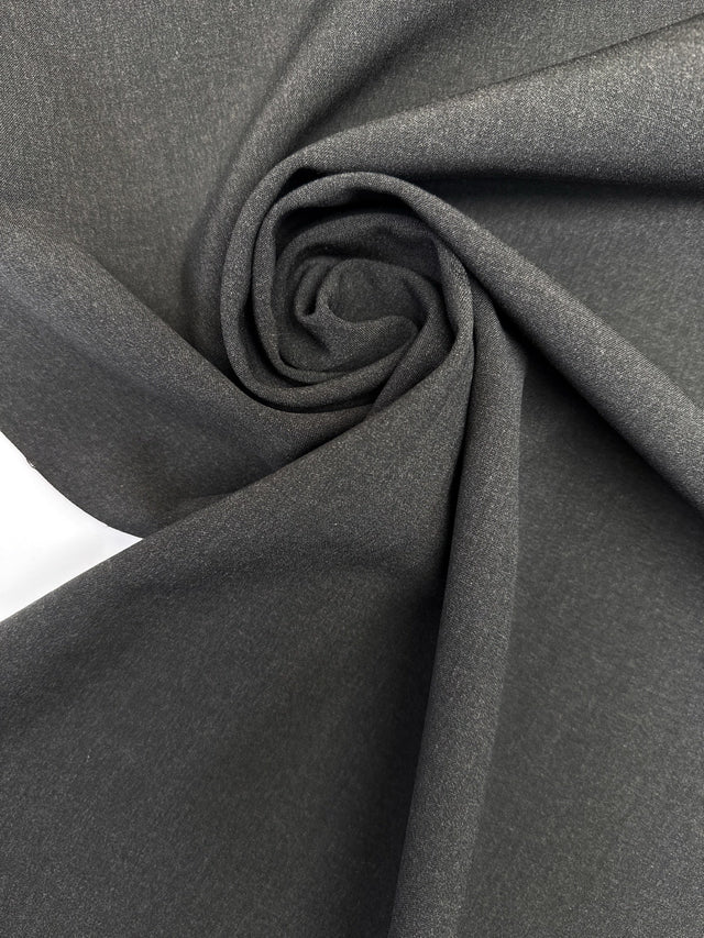 Wool Fused Fabric Black