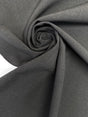 Wool Fused Fabric Black