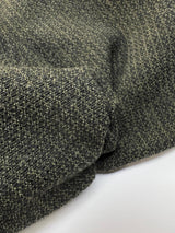 Green Wool Blend Fabric